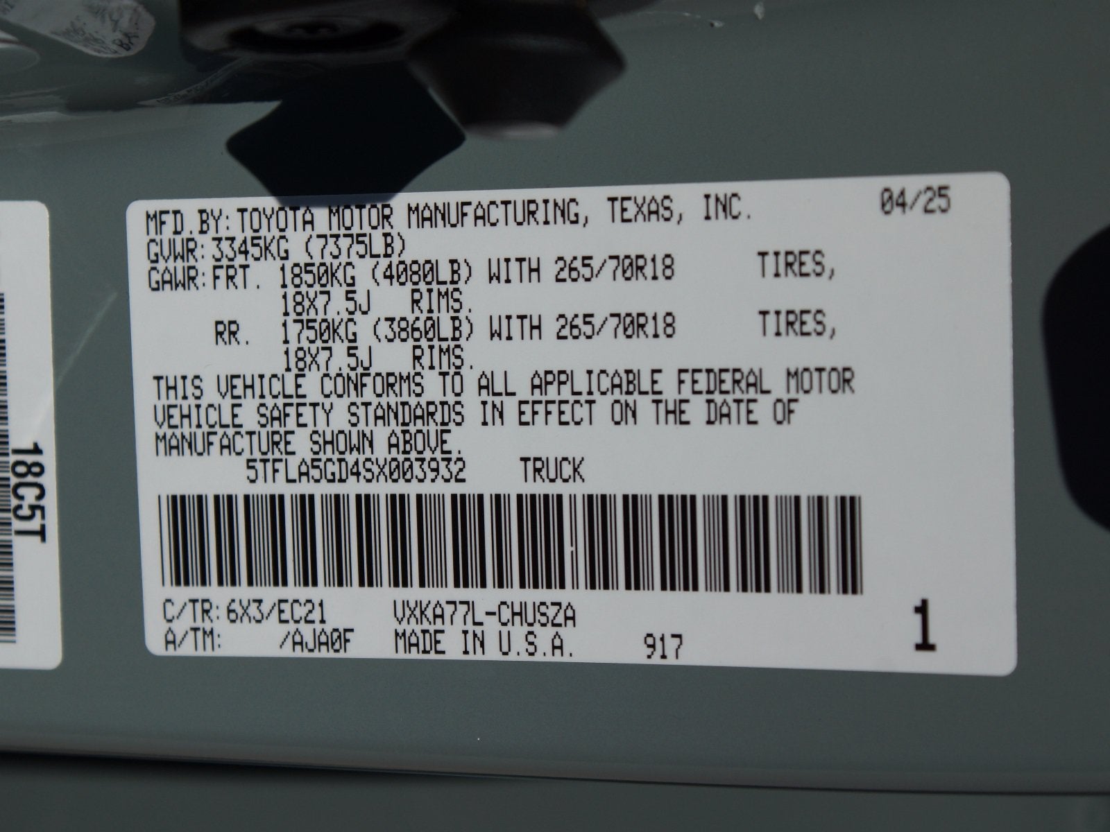 2025 Toyota Tundra SR5
