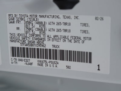 2026 Toyota Tundra SR5
