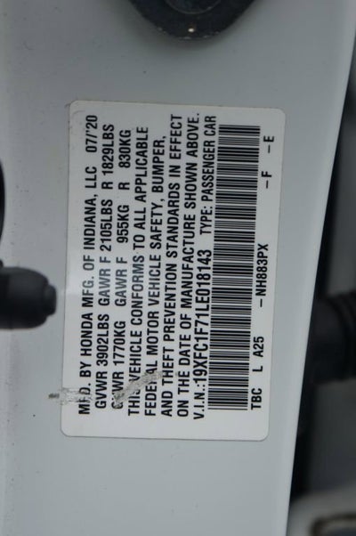 2020 Honda Civic Sedan EX-L