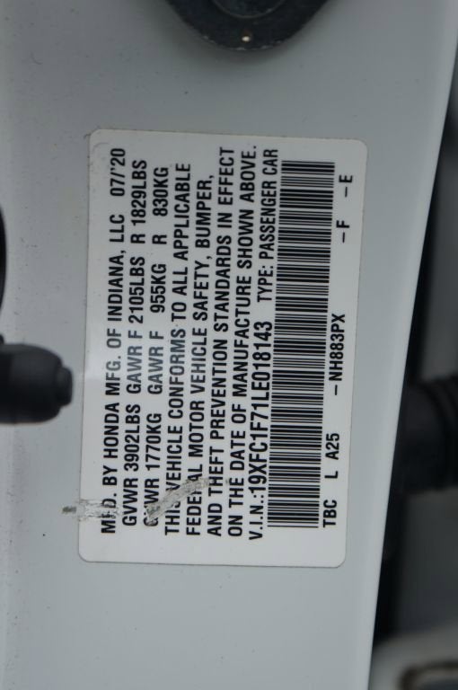 2020 Honda Civic Sedan EX-L