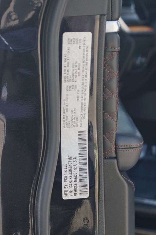 2021 Jeep Grand Cherokee L Summit Reserve