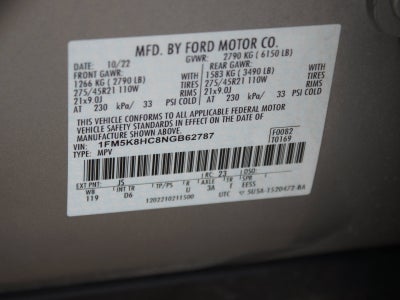 2022 Ford Explorer Platinum