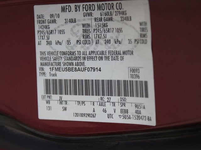 2010 Ford Explorer Sport Trac XLT