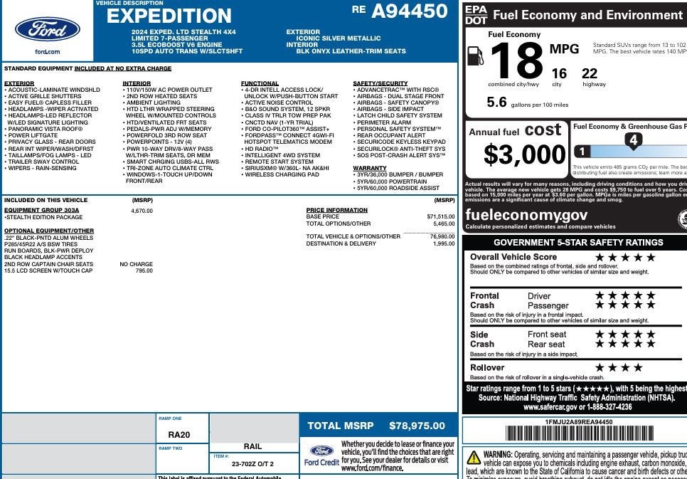 2024 Ford Expedition Limited