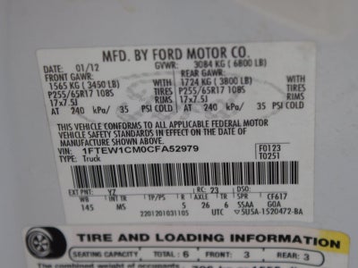2012 Ford F-150 XLT
