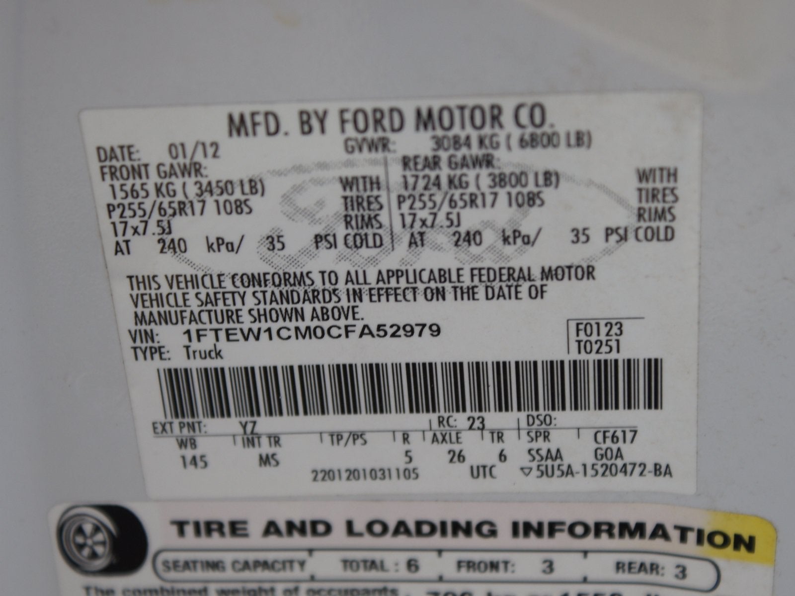 2012 Ford F-150 XLT