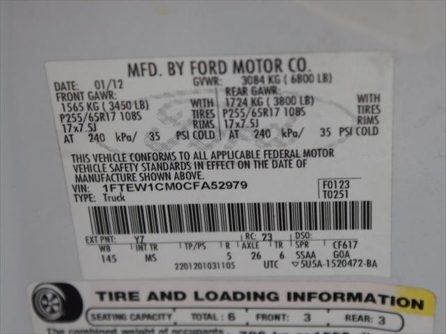 2012 Ford F-150 XLT
