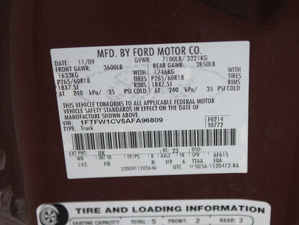 2010 Ford F-150 Lariat