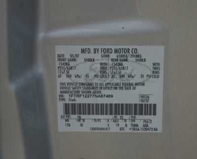 2007 Ford F-150 STX