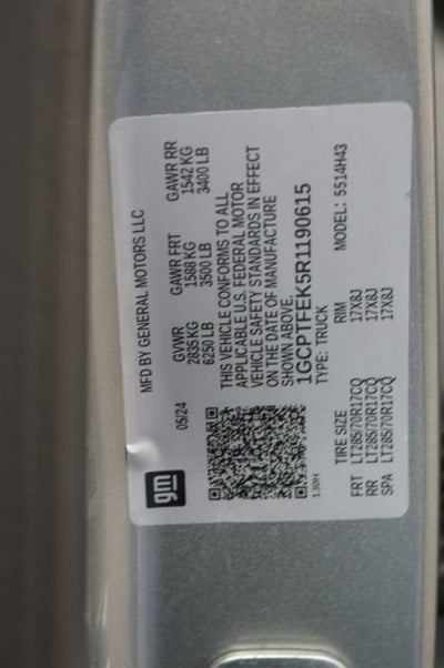 2024 Chevrolet Colorado 4WD ZR2