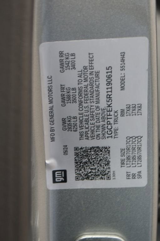 2024 Chevrolet Colorado 4WD ZR2