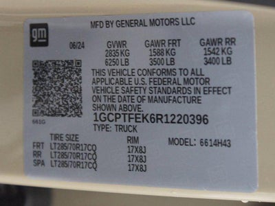 2024 Chevrolet Colorado 4WD ZR2