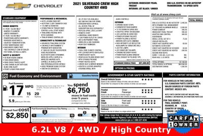 2021 Chevrolet Silverado 1500 High Country