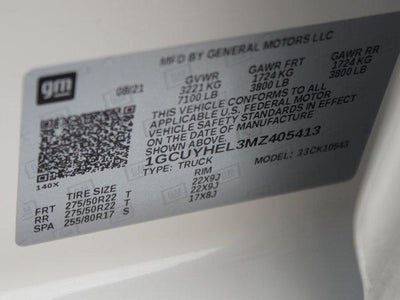 2021 Chevrolet Silverado 1500 High Country