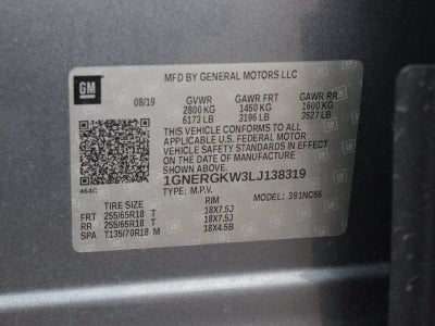 2020 Chevrolet Traverse LT Cloth