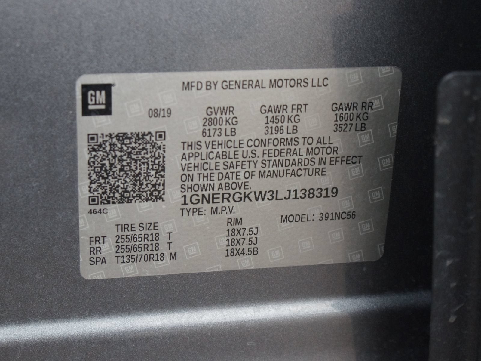 2020 Chevrolet Traverse LT Cloth