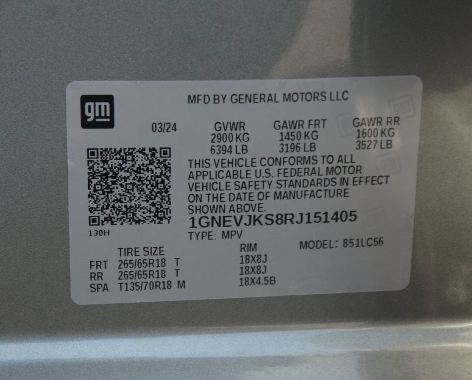 2024 Chevrolet Traverse AWD Z71