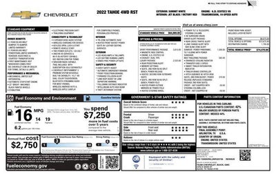 2022 Chevrolet Tahoe RST