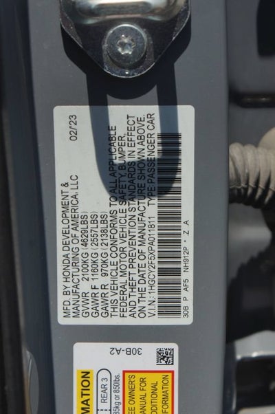 2023 Honda Accord Hybrid Sport