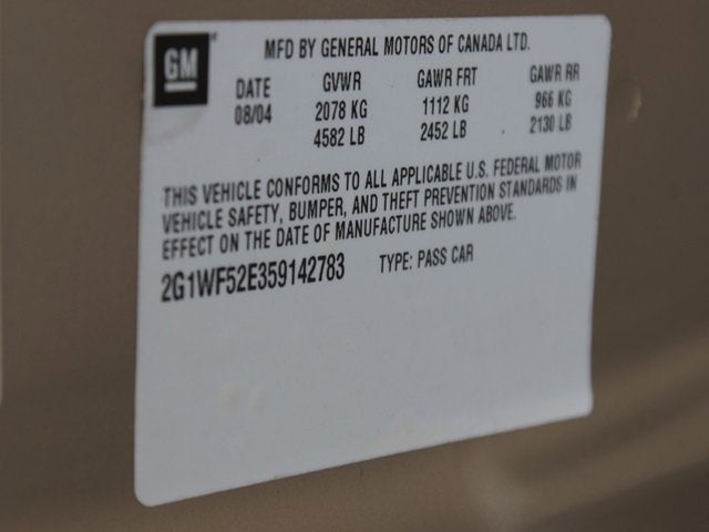 2005 Chevrolet Impala Base