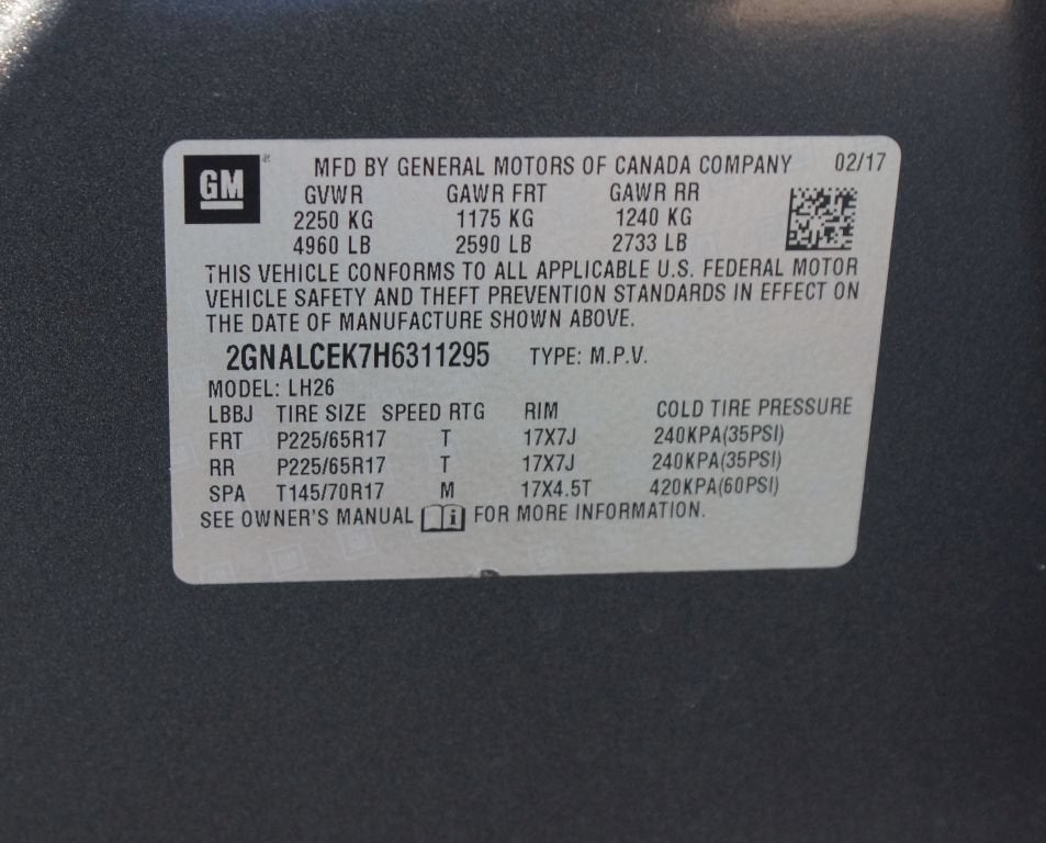 2017 Chevrolet Equinox LT
