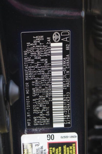 2017 Toyota Corolla LE