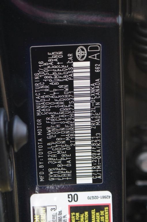 2017 Toyota Corolla LE