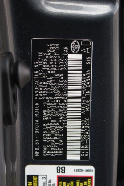 2010 Toyota Matrix S