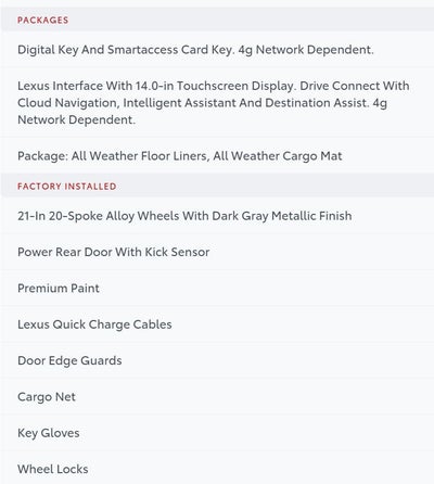 2026 Lexus RX RX 350h Premium