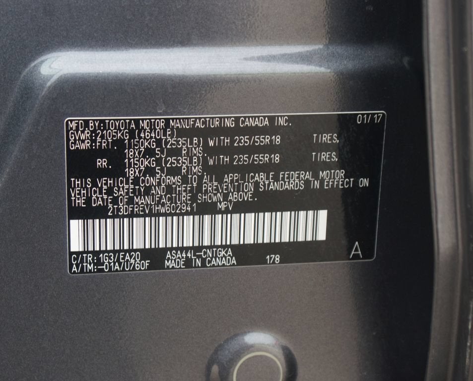 2017 Toyota RAV4 Platinum