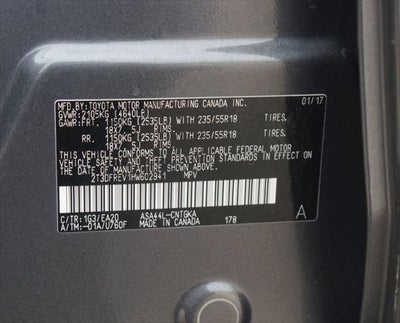 2017 Toyota RAV4 Platinum