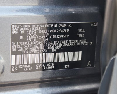 2022 Toyota RAV4 LE
