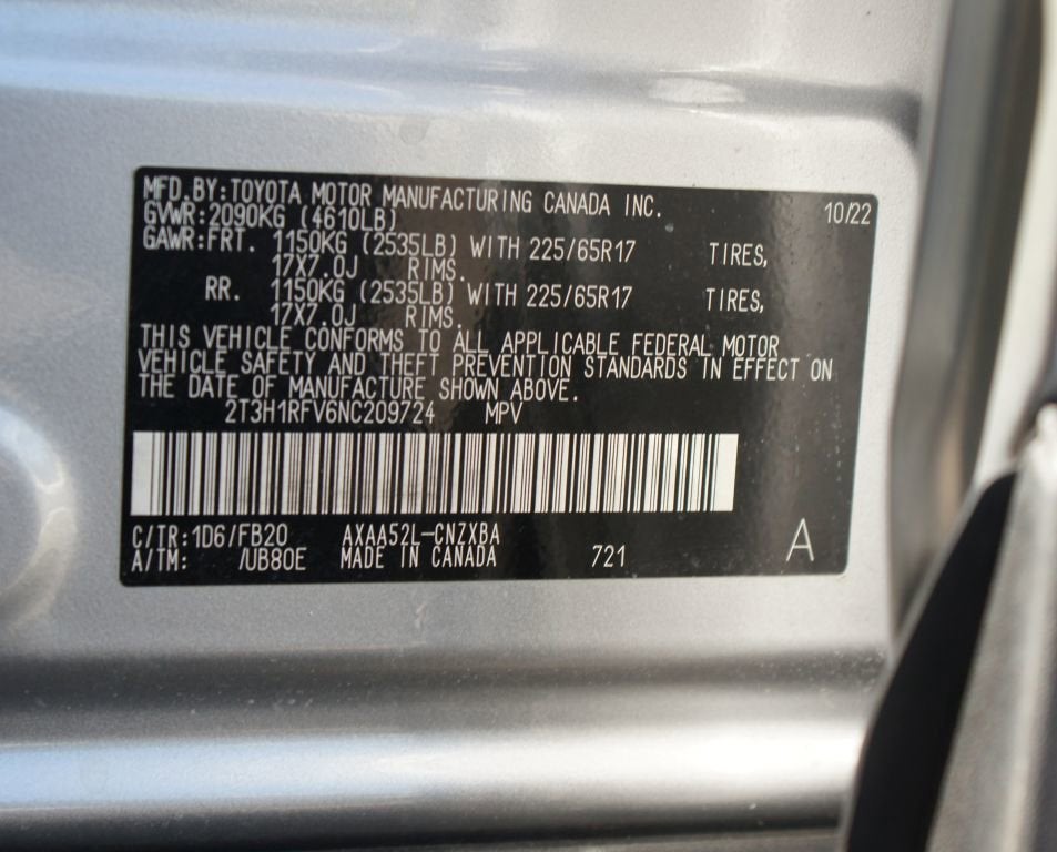 2022 Toyota RAV4 LE