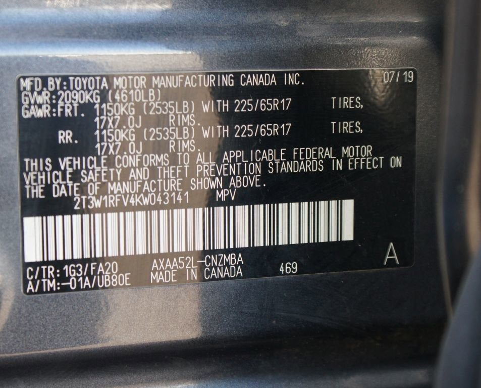 2019 Toyota RAV4 XLE