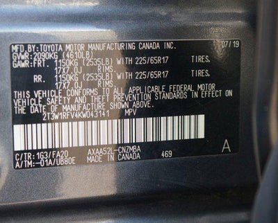 2019 Toyota RAV4 XLE