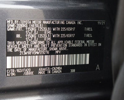 2021 Toyota RAV4 XLE