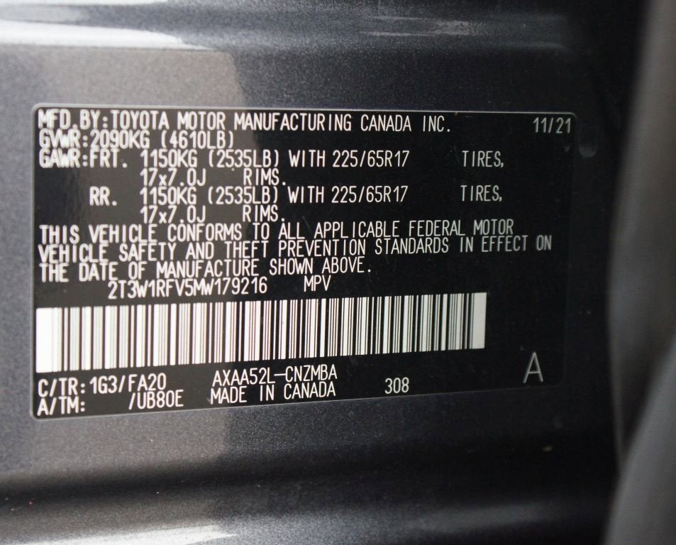 2021 Toyota RAV4 XLE