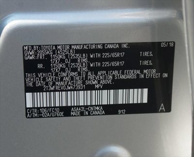 2018 Toyota RAV4 XLE