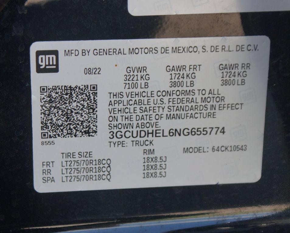 2022 Chevrolet Silverado 1500 ZR2