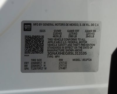 2025 Chevrolet Equinox FWD LT