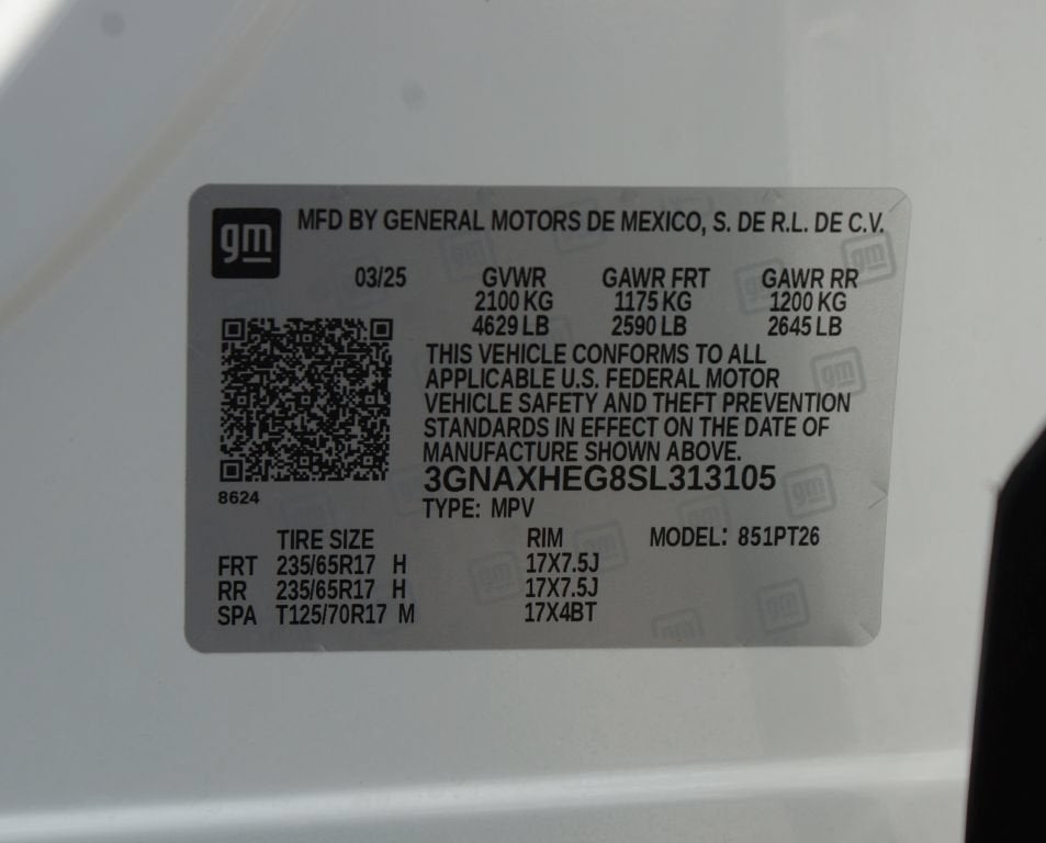2025 Chevrolet Equinox FWD LT