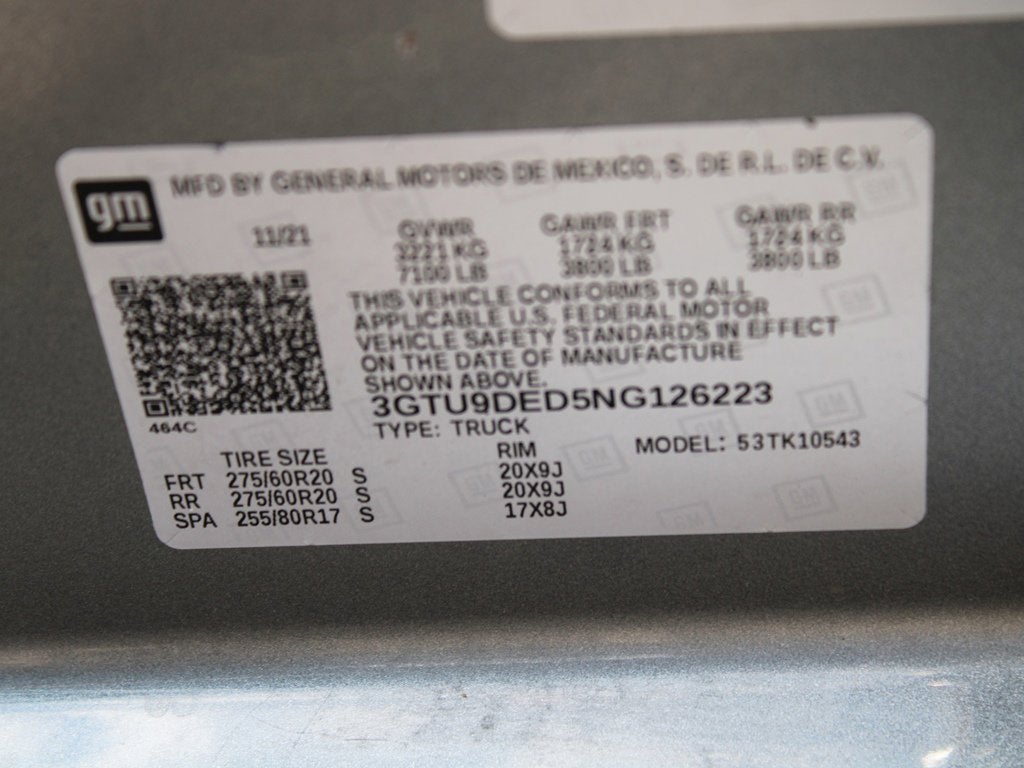 2022 GMC Sierra 1500 Limited SLT