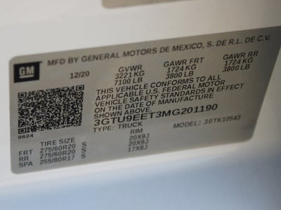 2021 GMC Sierra 1500 AT4