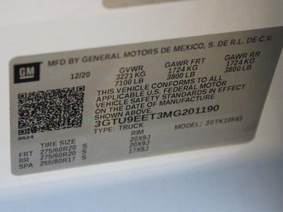 2021 GMC Sierra 1500 AT4