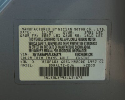 2010 Nissan Sentra 2.0 S