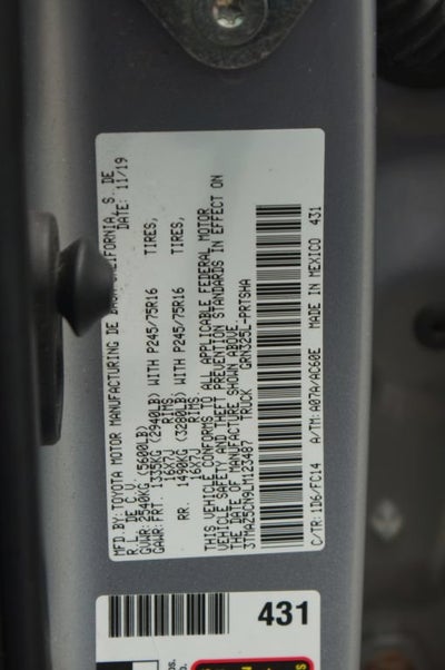 2020 Toyota Tacoma 2WD SR5