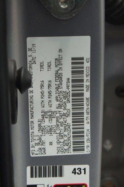 2020 Toyota Tacoma 2WD SR5