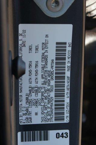 2023 Toyota Tacoma 4WD SR