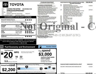 2023 Toyota Tacoma 4WD TRD Off Road