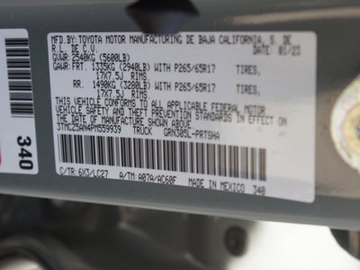 2023 Toyota Tacoma 4WD TRD Sport